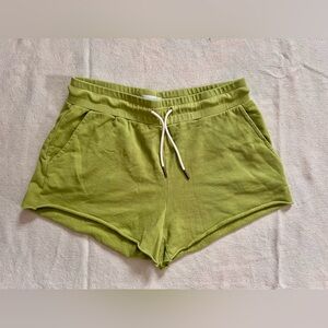 Mate the Label Lime Green Women's Sweat Shorts Size Small NWOT